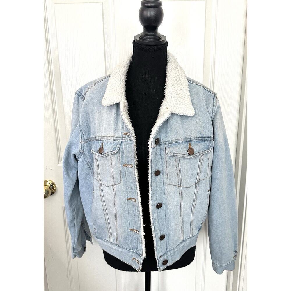 Womens Ashley Vintage Charm Jean Jacket Size Large